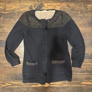 Intimissimi Black and Tan Cardigan